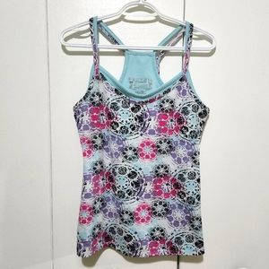 Soybu Lotus Fit yoga workout tank top with built in bra.